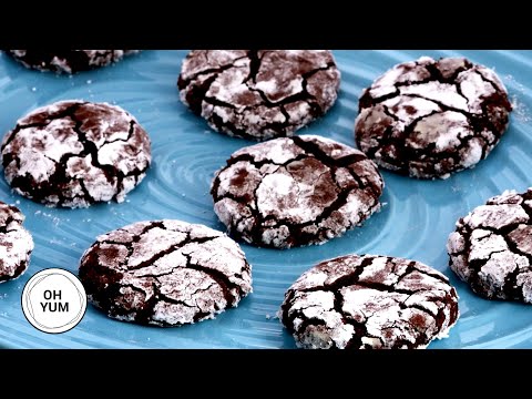 How to Make DECADENT Chocolate Crinkle Cookies!