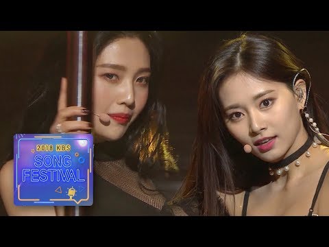 SPECIAL STAGE 2 - Hush (JOY + TZUYU + YeonWoo + Mijoo + Sowon + JIHO) [2018 KBS Song Festival]