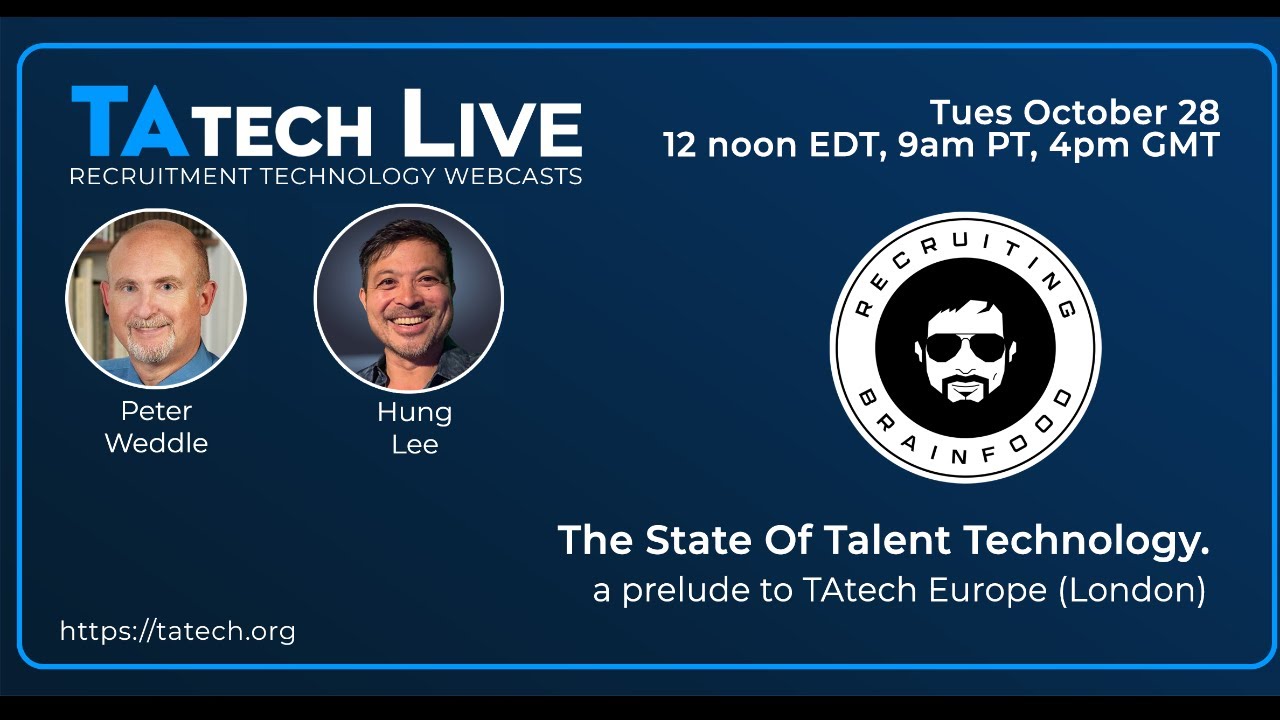 TAtech Live - The State Of Technology with Hung Lee
