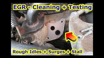 EGR BAD STUCK Behave Test - CLEANING + TESTING EGR Valve - How to repair diagnosis problem