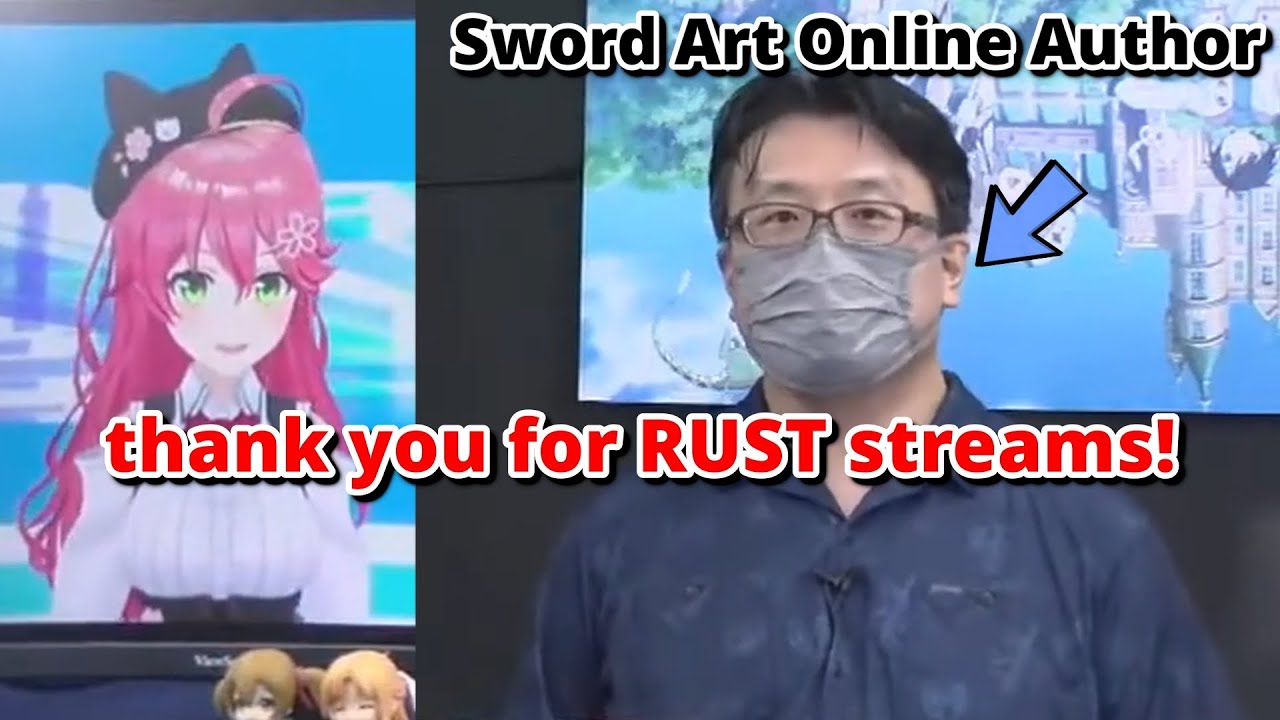 SAO Author is Miko's Fan [Hololive/EN Subbed]