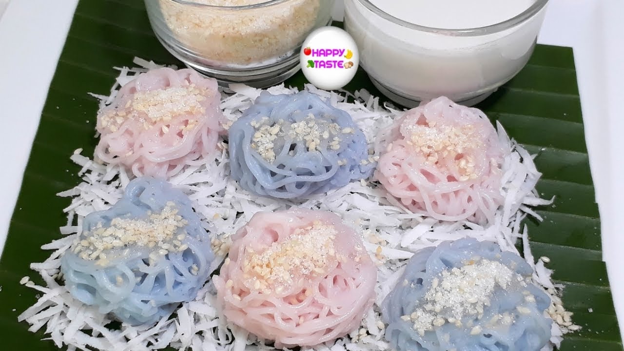 ขนมเรไรขนมไทยโบราณชาววัง RayRai Thai Dessert | happytaste