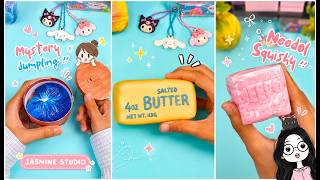 15+ Diy Trending Squishies Compilation | Mystery Dumpling Squishy, Needoh Squishy, Butter Squishy 💗