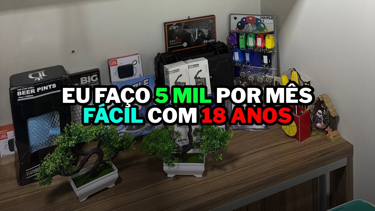 COMO EU GANHO DINHEIRO FÁCIL COM 18 ANOS (não é clickbait)