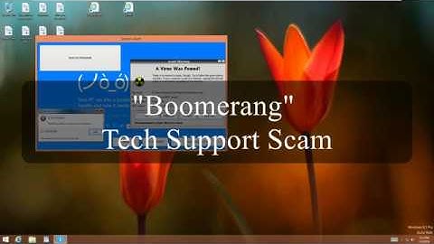 "Boomerang Technologies" Tech Support Scam | MalwareBytes Impersonators | syskey to Activate Windows