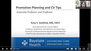 Building Your Toolbox for Academic Advancement:  Promotion Planning and CV Tips (7.15.2021)