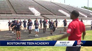 Wake Up Call from Boston Fire Teen Academy
