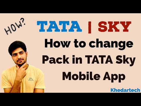 How to change pack in TATA Sky dth tv