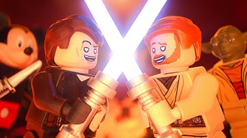 Als DISNEY Revenge Of The Sith zou maken... | Lego Blender Animatie