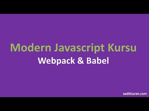 Video: Webpack'te Devtool nedir?