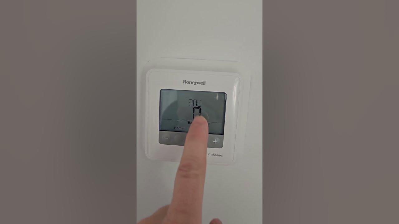 How to turn on auto setting on Honeywell Pro Series thermostat YouTube