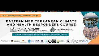 Session 1: CLIMATE CHANGE FOR THE HEALTH PROFESSIONAL (ENGLISH)