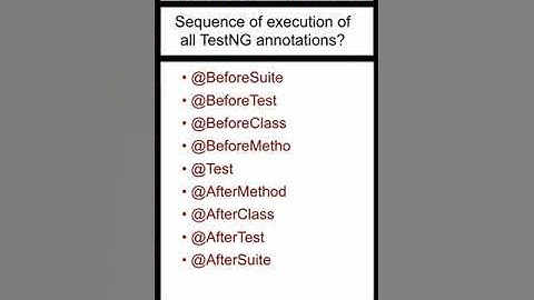TestNG : Sequence of execution of all TestNG annotations?