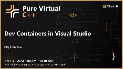 Dev Containers in Visual Studio