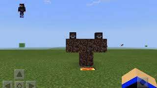 (Minecraft How to make wither storm) easy make