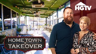 UNBELIEVABLE Restaurant Renovation Home Town's BEST| Hometown Takeover | HGTV