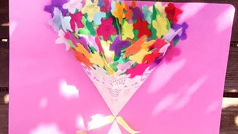 飛び出すカード作り方ウェディング