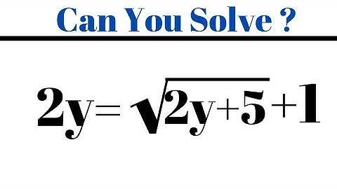 A Nice Algebraic Problem || How To Solve?