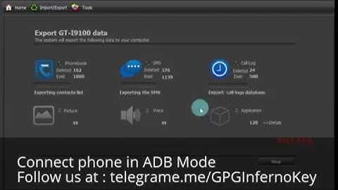 Recover Deleted Photos, Videos,SMS , Phone Book , Call Logs With Inferno key By