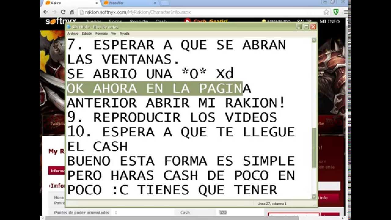 recargar cash para rakion latino