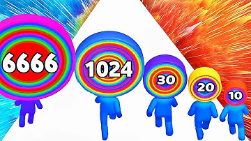 LAYER MAN 3D - ASMR Gameplay Android,iOS Walkthrough Pro Game Mobile (Level Up Layer Head Run) P38