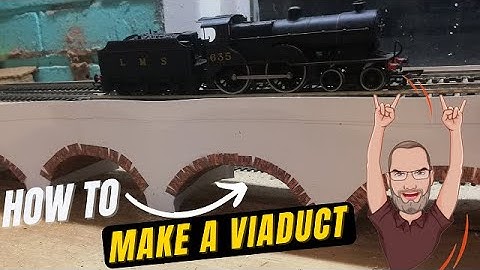 How to build a model railway scratch build Viaduct build part 1