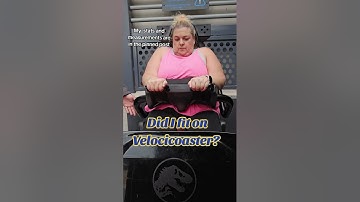 Did I fit on VelociCoaster at Universal Orlando  #plussizetravel