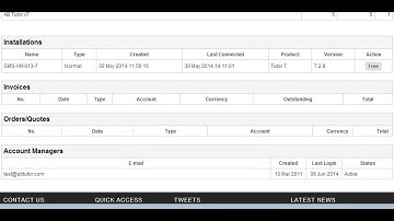 AB Tutor - Managing your Account and Licences