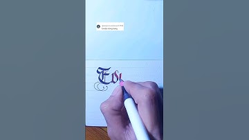 Beautiful Name In Gothic Calligraphy