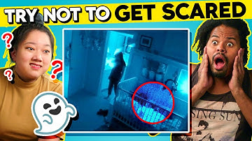 Adults React To Try Not To Get Scared Challenge