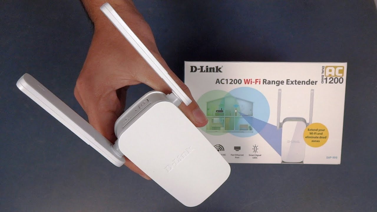 det sidste auroch Blå D-Link DAP-1610 AC1200 Dual-Band Range Extender Unboxing - YouTube