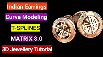 Cufflinks for Men | Gents Cufflinks  | Matrix 8 | RHINO TUTORIAL | online jewellery design course