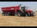 Moisson de bl 2019 xl avec 2 moissoneuses et transbordeur perard de la sarl cabc