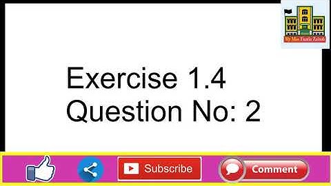 Maths, Class 7, Exercise 1.4, Question No: 2,  , Unit 1 Sets, Punjab Text book board, SETS,