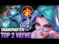 WILD RIFT VAYNE - TOP 2 VAYNE GAMEPLAY - GRANDMASTER RANKED