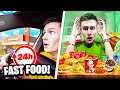 ONLY EATING FAST FOOD FOR 24 HOURS!! *Bad Idea*