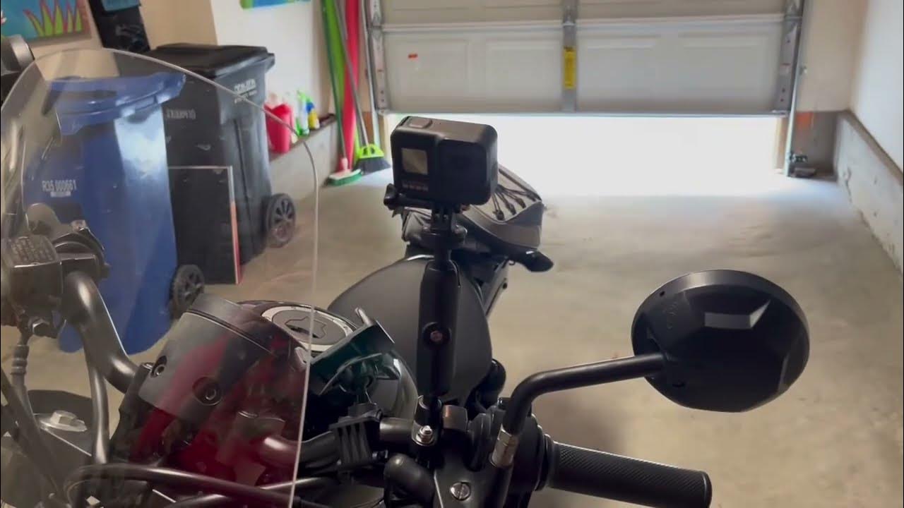 RUIGPRO 360° motorcycle camera mount installation YouTube