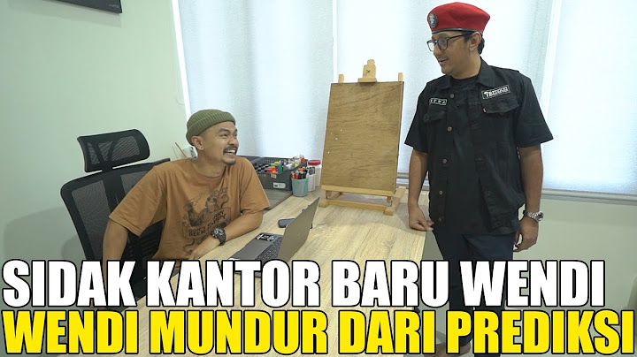 SIDAK KANTOR BARU WENDI.. WENDI SEKALIGUS MENGUNDURKAN DIRI DARI PREDIKSI.. SIAPA YANG GANTIIN?