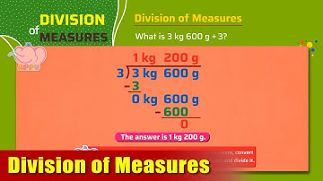 G4 - Module 32 - Exercise 1 - Division of Measures | Appu Series | Grade 4 Math Learning