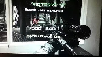 MW3 no scope kill cam