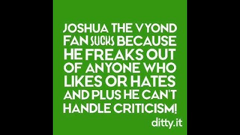 Joshua The Vyond Fan Sucks!