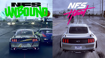 Need For Speed Unbound VS Need For Speed Heat EARLY Gameplay Comparison (+UNITE Heat)