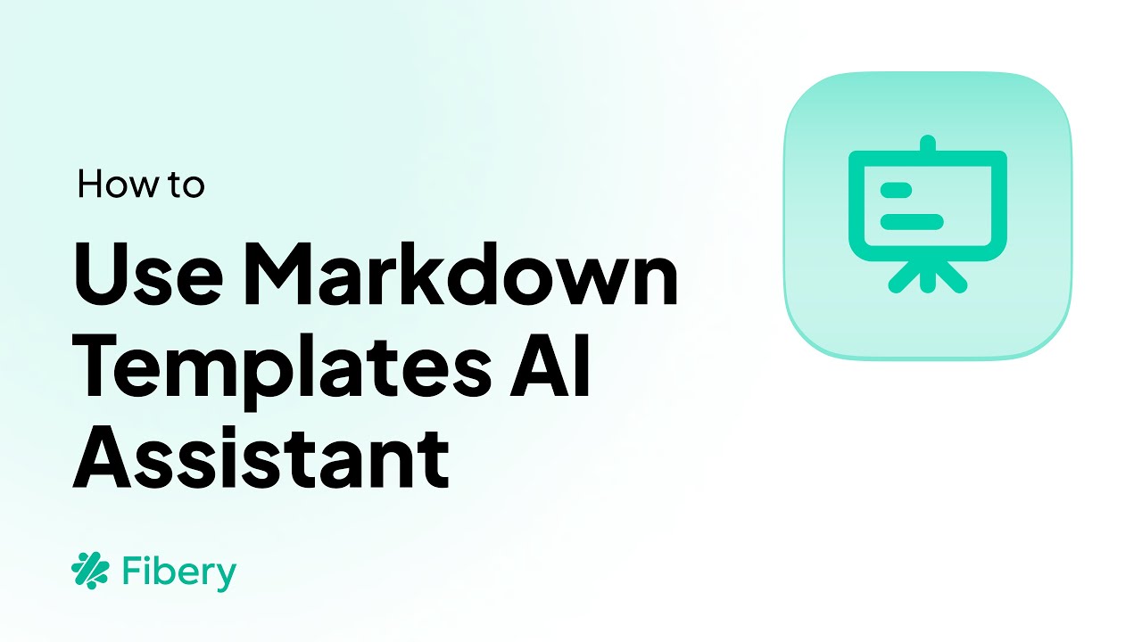 Markdown Templates AI Assistant - YouTube