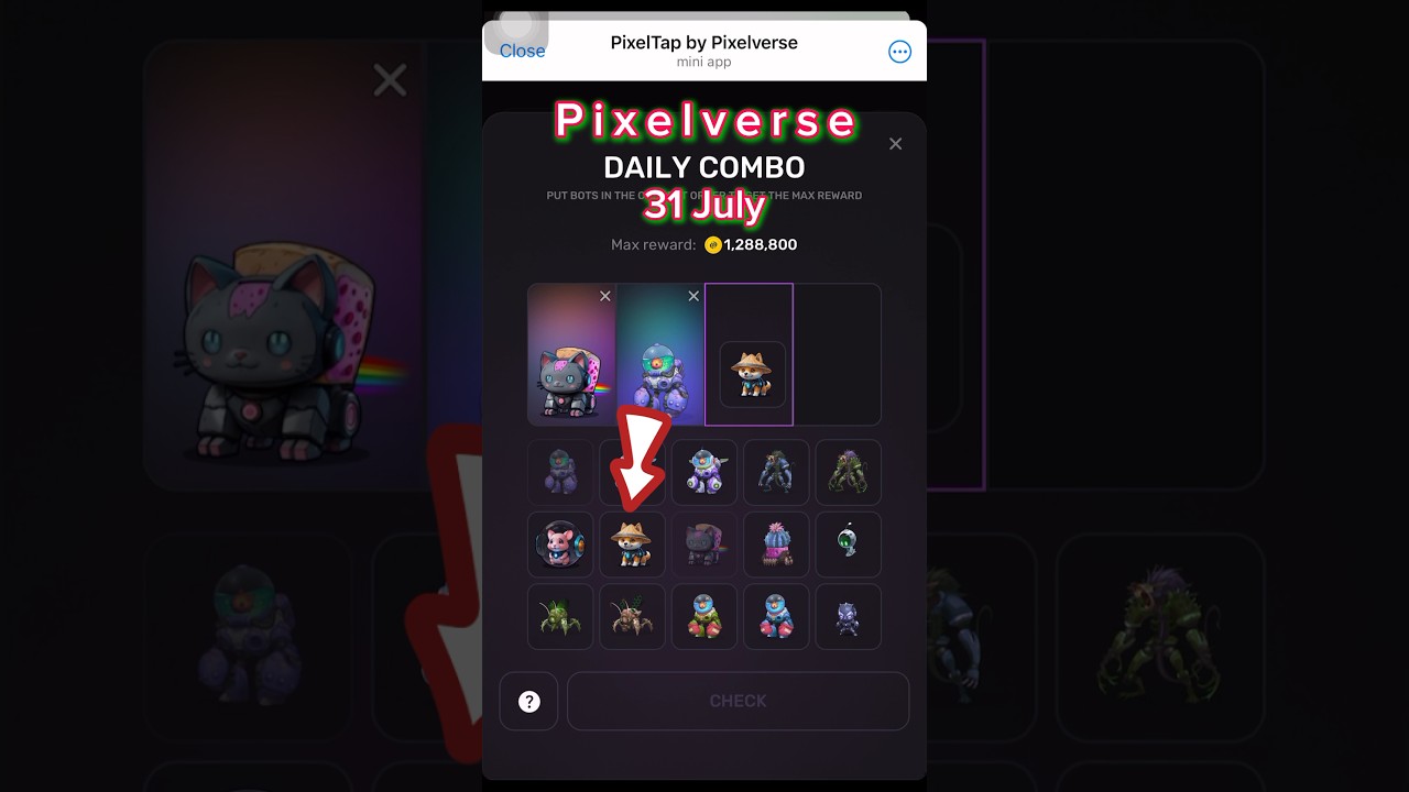 Pixelverse Combo Cards| best cards | new crypto airdrop |crypto kombat 