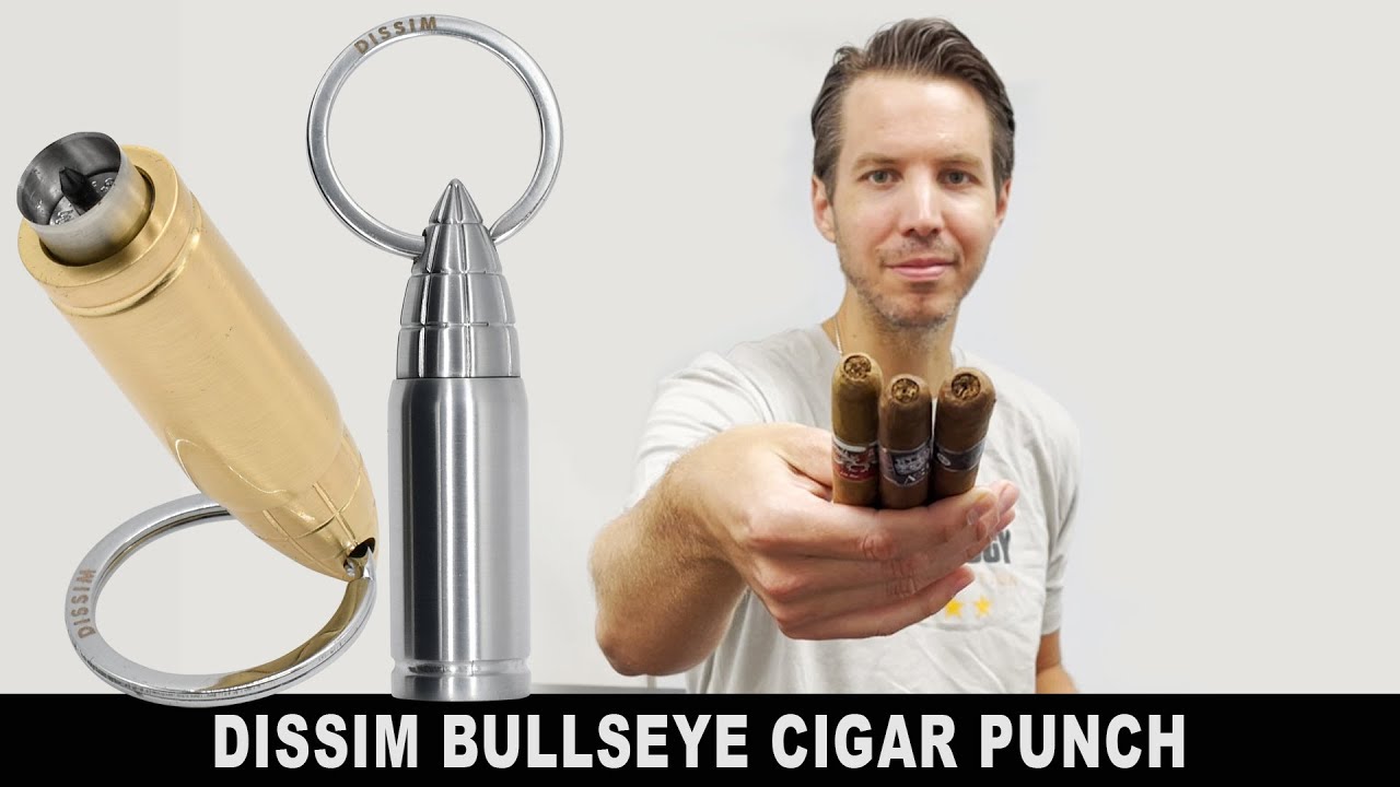 Best Cigar Punch Made, Large deep punch with Center Awl Patented design for Cigar Aficionado