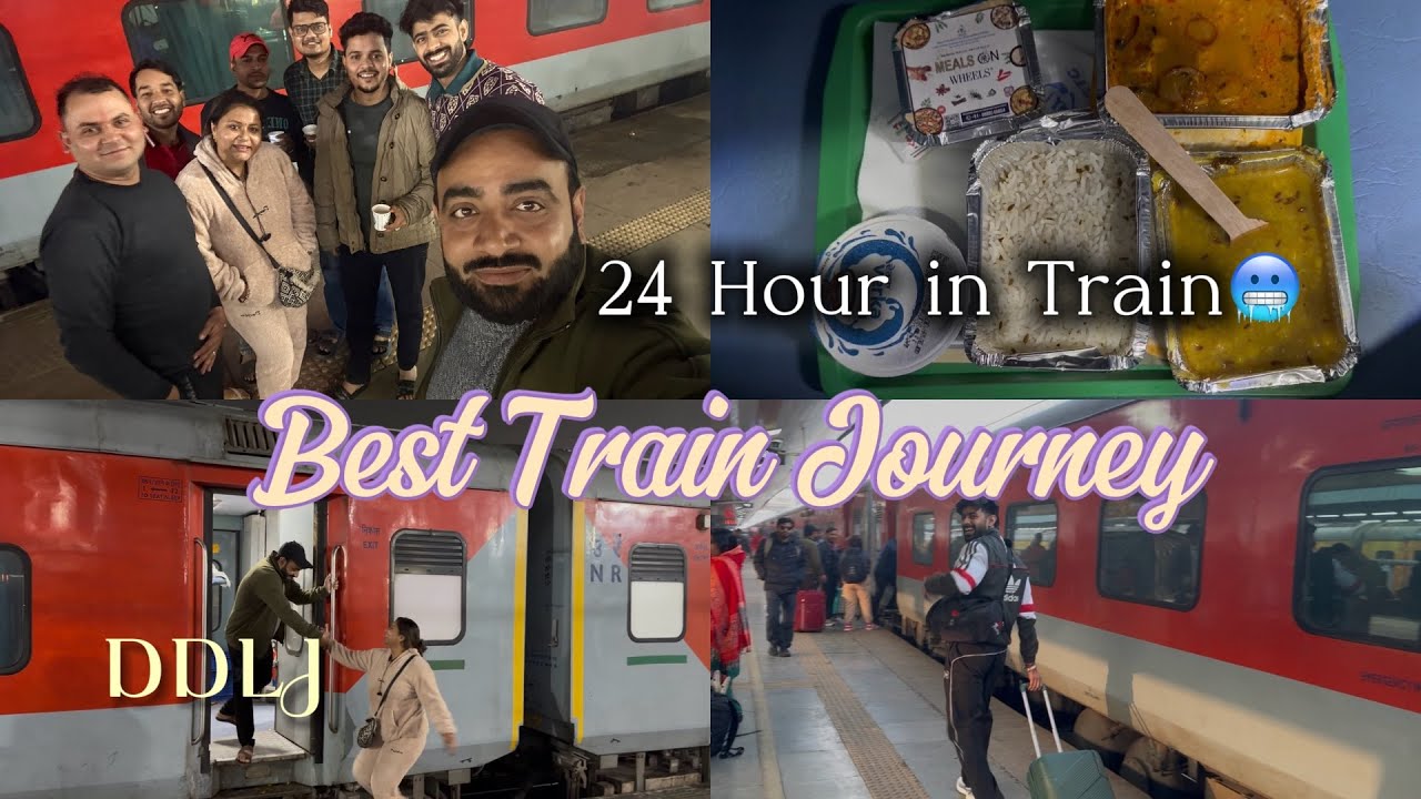 24 Hour in RAJDHANI EXPRESS😨|| Train ka ye Safar bana Dosto ke Sath Majedar😍 || Funny Vlog👹 