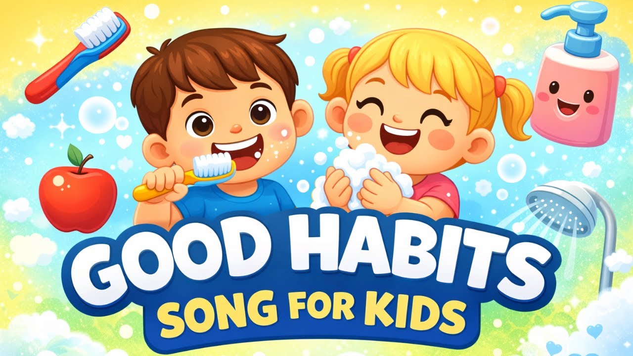 Good Habits Song for Kids 🪥🧼 | Brush Teeth, Wash Hands | Healthy Habits ...