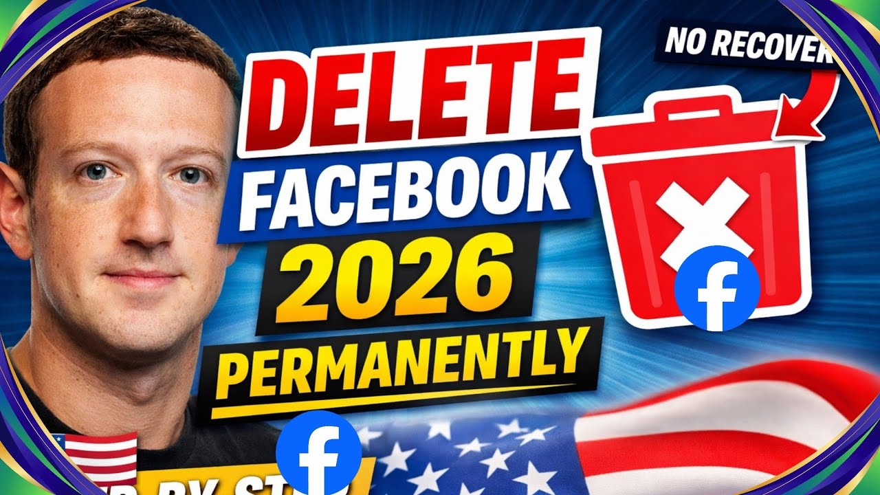 How To Delete Facebook Account 2026 Permanently Step By Step Guide 