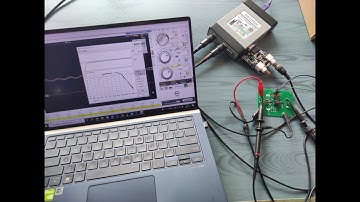 LOTO oscilloscope frequency response curve sweep and mapping function introduction