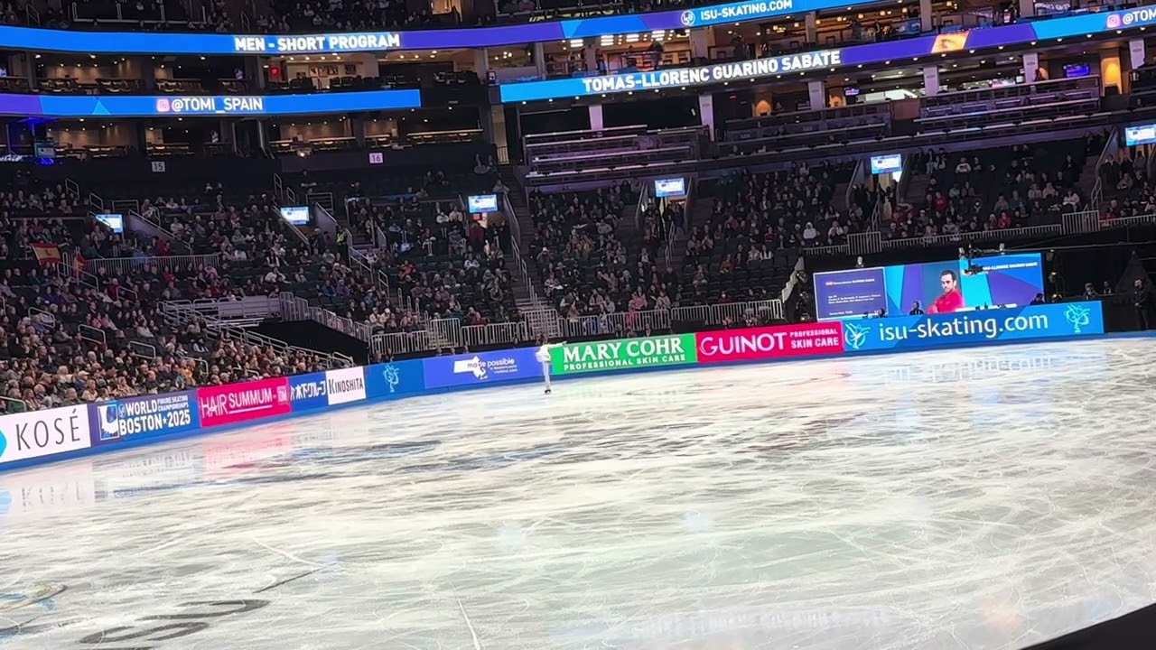 Tomás-Llorenc Guarino Sabate fun DISCO short program Boston Worlds 2025 #worldfigure